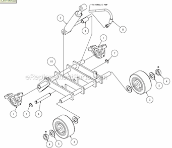 Page X Diagram and Parts List for MK-4024KB  MK Diamond Concrete Saw